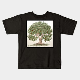 Olive tree drawing Kids T-Shirt